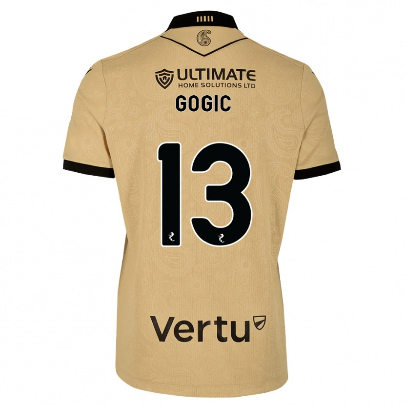 Danxen Mulher Camisola Alex Gogic #13 Madeira Queimada Preto Alternativa 2026/27 Camisa Brasil