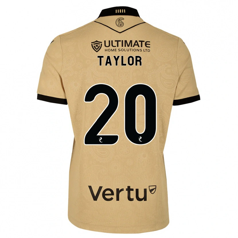 Danxen Mulher Camisola Fraser Taylor #20 Madeira Queimada Preto Alternativa 2026/27 Camisa Brasil