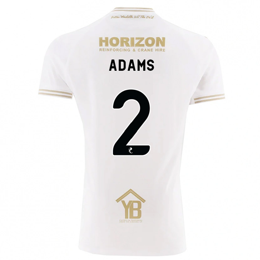 Danxen Mulher Camisola Keelan Adams #2 Trigo Branco Alternativa 2026/27 Camisa Brasil