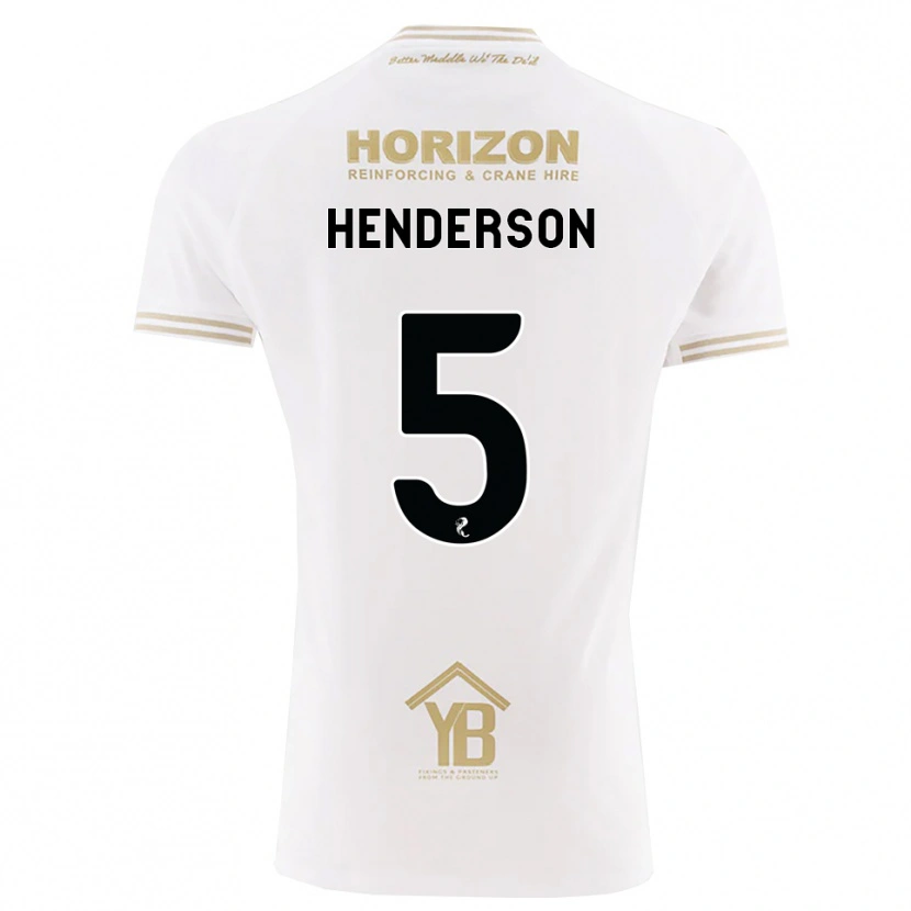 Danxen Mulher Camisola Liam Henderson #5 Trigo Branco Alternativa 2026/27 Camisa Brasil
