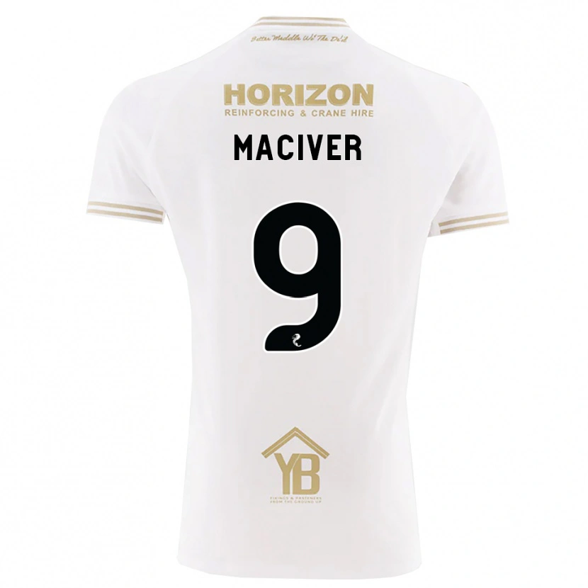 Danxen Mulher Camisola Ross Maciver #9 Trigo Branco Alternativa 2026/27 Camisa Brasil