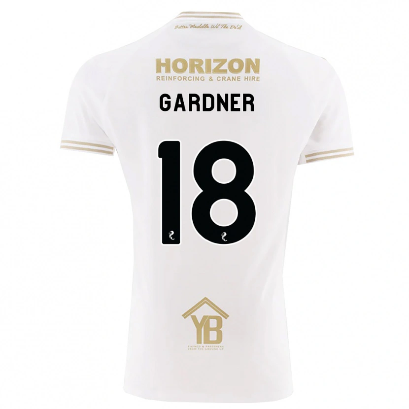 Danxen Mulher Camisola Joe Gardner #18 Trigo Branco Alternativa 2026/27 Camisa Brasil