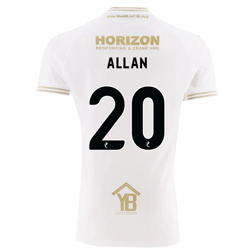 Danxen Mulher Camisola Connor Allan #20 Trigo Branco Alternativa 2026/27 Camisa Brasil