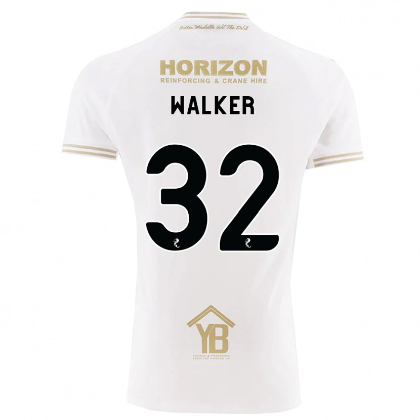 Danxen Mulher Camisola Rhys Walker #32 Trigo Branco Alternativa 2026/27 Camisa Brasil
