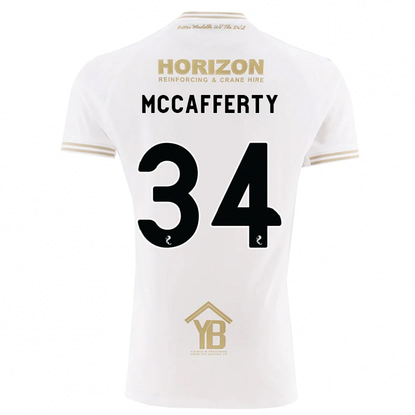 Danxen Mulher Camisola Flynn Mccafferty #34 Trigo Branco Alternativa 2026/27 Camisa Brasil
