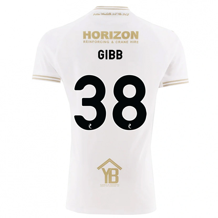 Danxen Mulher Camisola Thomas Gibb #38 Trigo Branco Alternativa 2026/27 Camisa Brasil