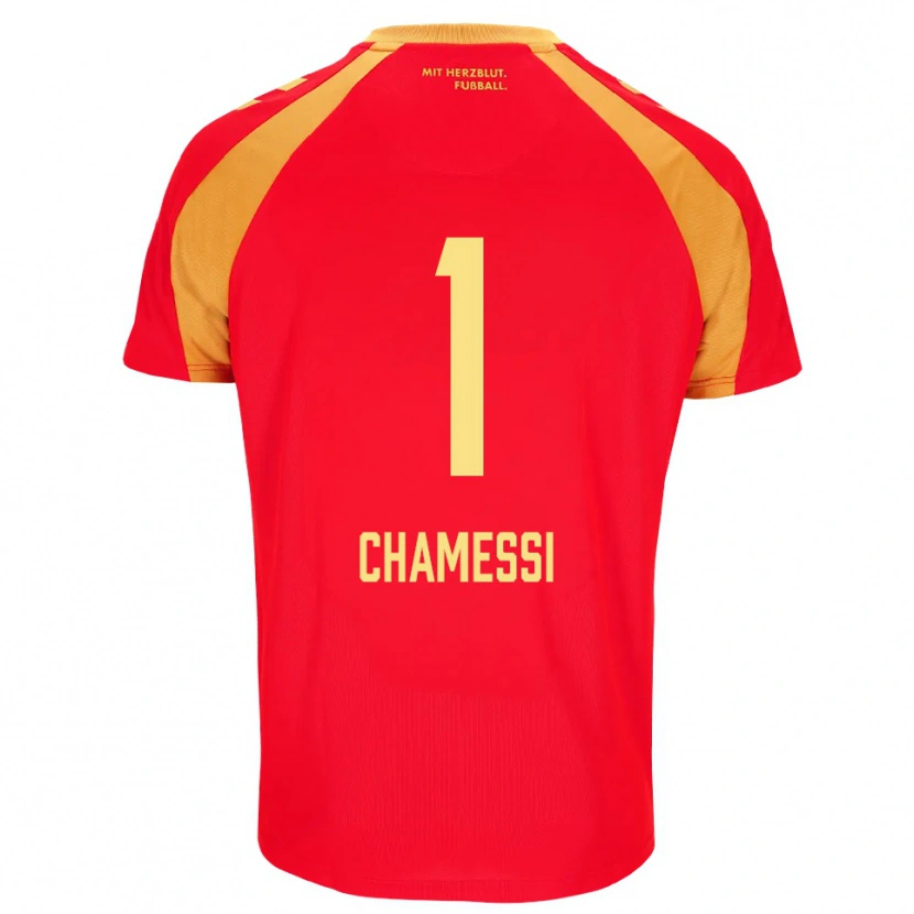 Danxen Mulher Camisola Ian Chamessi #1 Vermelho Laranja Preto Alternativa 2026/27 Camisa Brasil