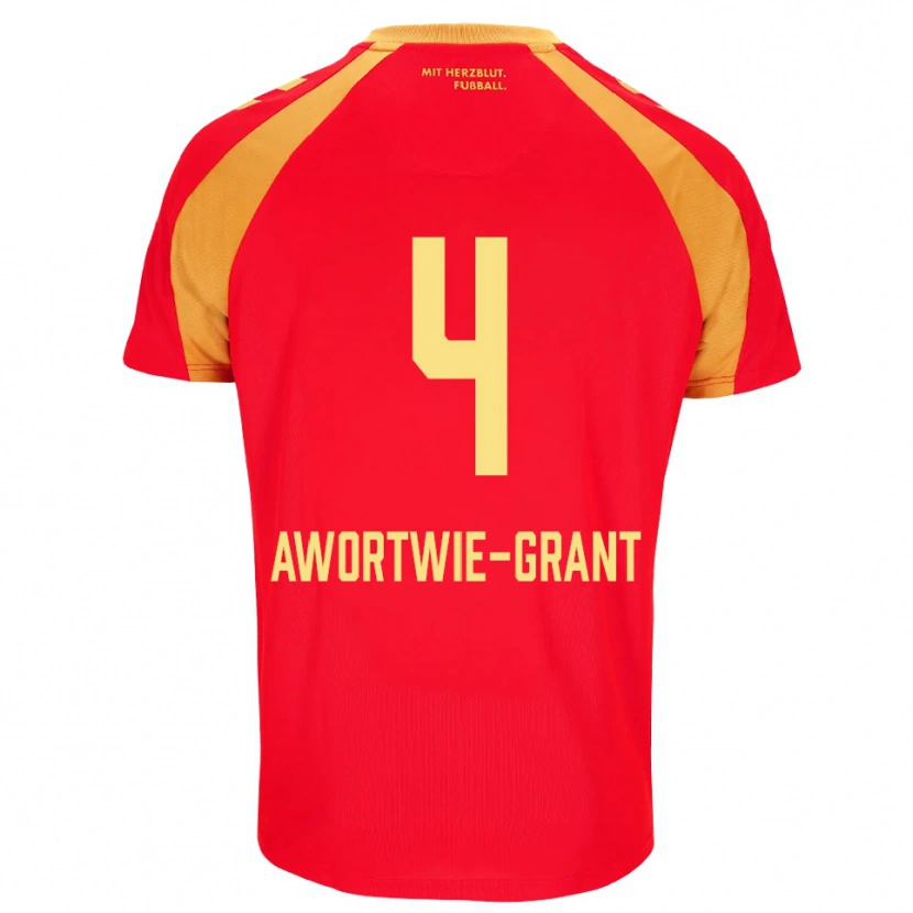 Danxen Mulher Camisola Nyamekye Awortwie-Grant #4 Vermelho Laranja Preto Alternativa 2026/27 Camisa Brasil