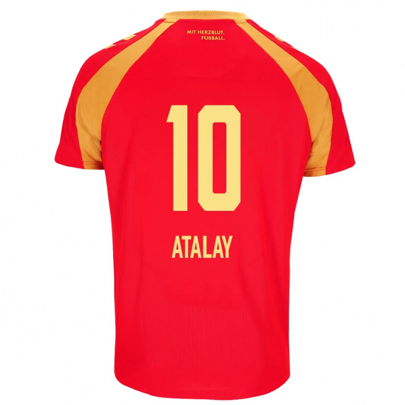 Danxen Mulher Camisola Ibrahim Atalay #10 Vermelho Laranja Preto Alternativa 2026/27 Camisa Brasil