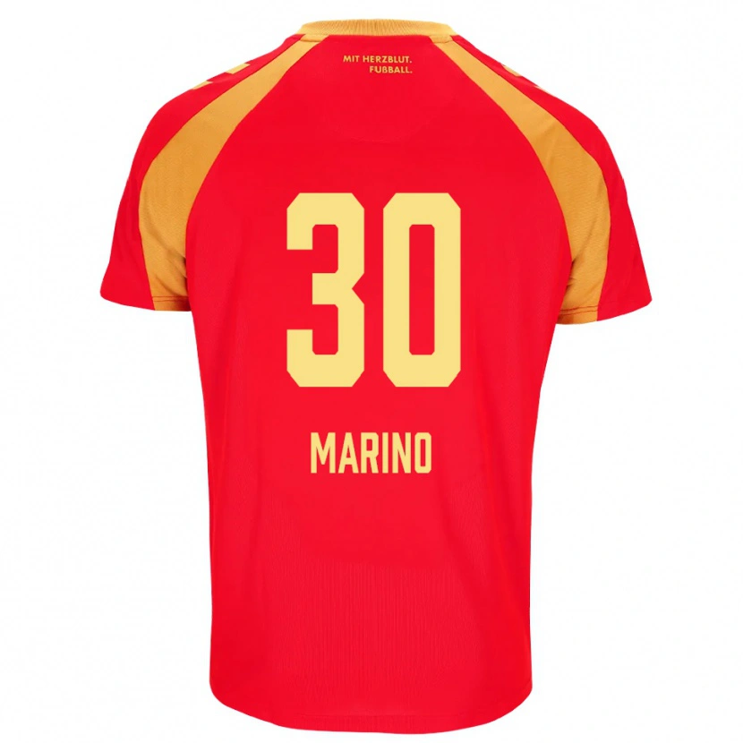 Danxen Mulher Camisola Stefano Marino #30 Vermelho Laranja Preto Alternativa 2026/27 Camisa Brasil