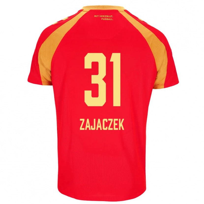 Danxen Mulher Camisola Arne Zajaczek #31 Vermelho Laranja Preto Alternativa 2026/27 Camisa Brasil