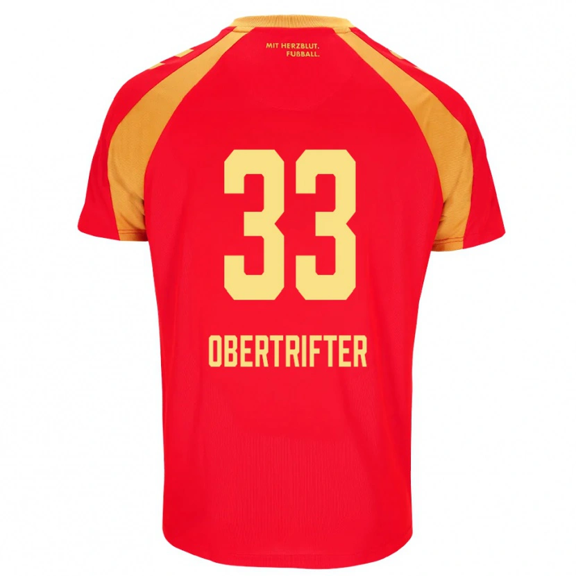 Danxen Mulher Camisola Ben Obertrifter #33 Vermelho Laranja Preto Alternativa 2026/27 Camisa Brasil