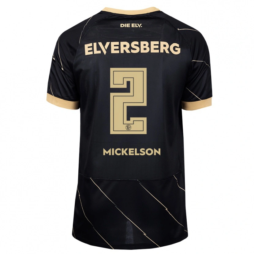 Danxen Mulher Camisola Nicholas Mickelson #2 Preto Marrom Alternativa 2026/27 Camisa Brasil