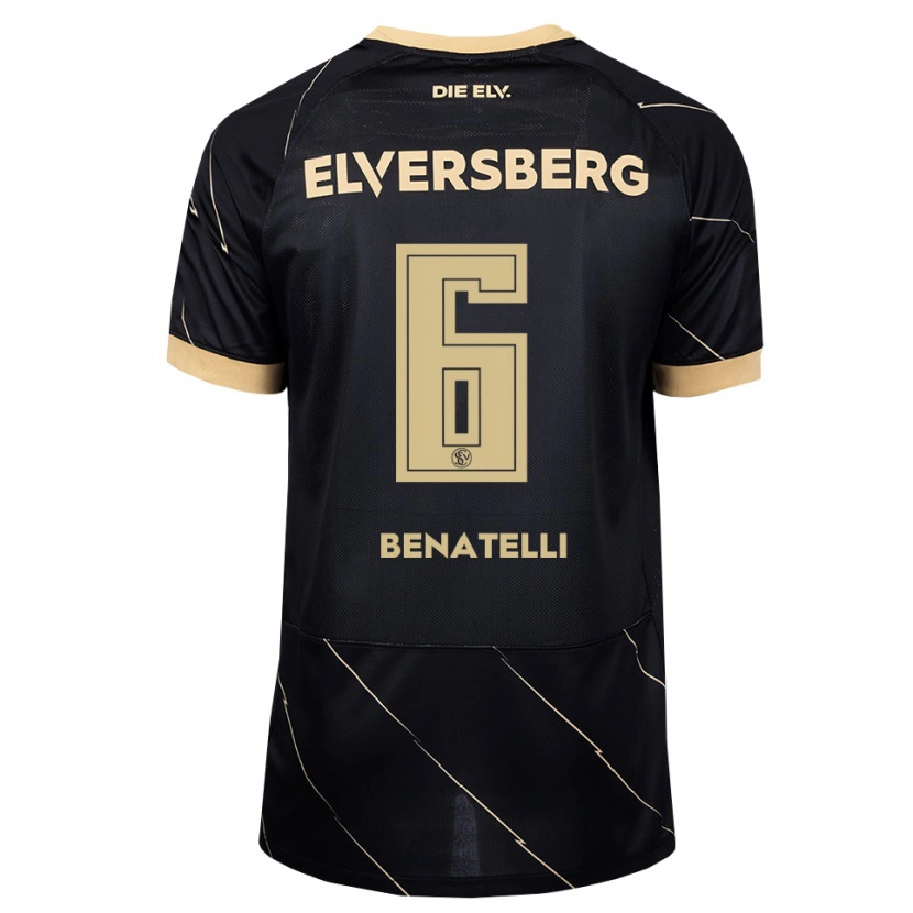 Danxen Mulher Camisola Rico Benatelli #6 Preto Marrom Alternativa 2026/27 Camisa Brasil
