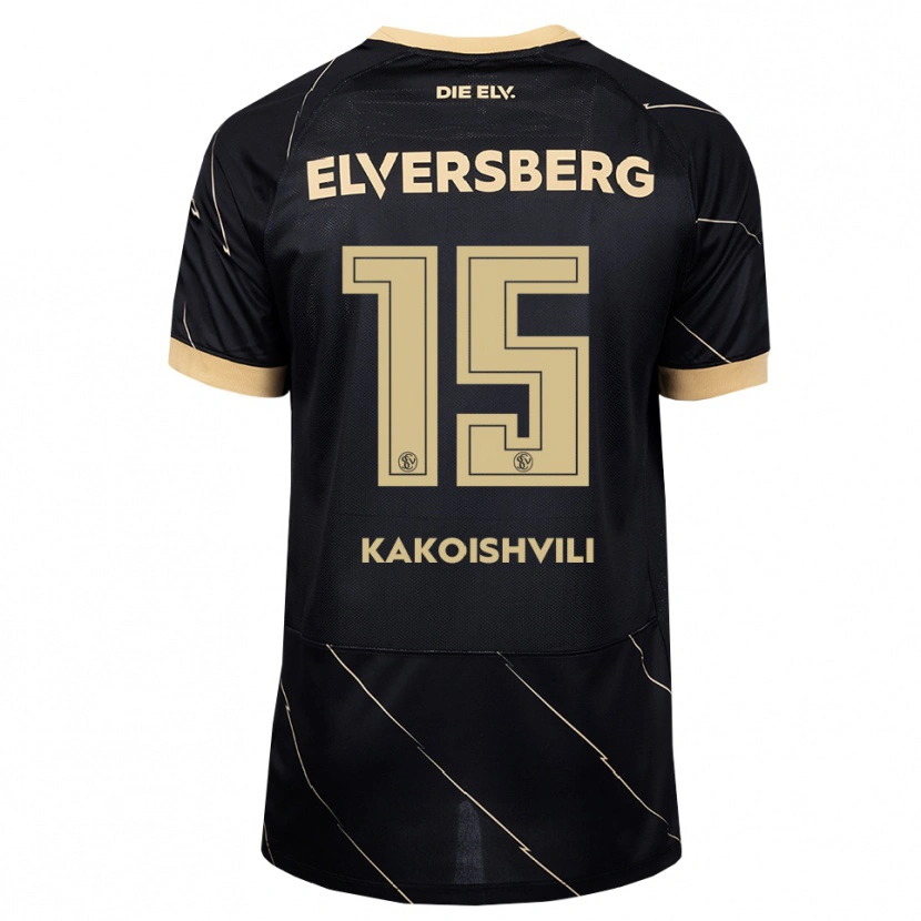 Danxen Mulher Camisola Dimitri Kakoishvili #15 Preto Marrom Alternativa 2026/27 Camisa Brasil