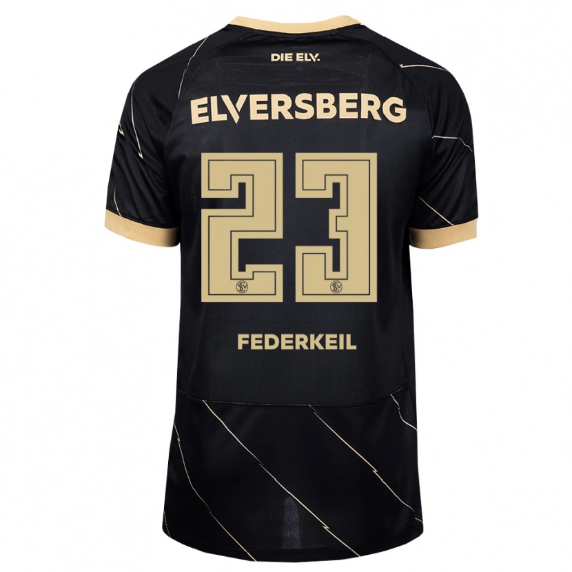 Danxen Mulher Camisola Jonas Federkeil #23 Preto Marrom Alternativa 2026/27 Camisa Brasil