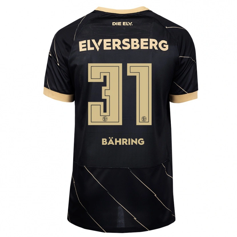 Danxen Mulher Camisola Fynn Bähring #31 Preto Marrom Alternativa 2026/27 Camisa Brasil