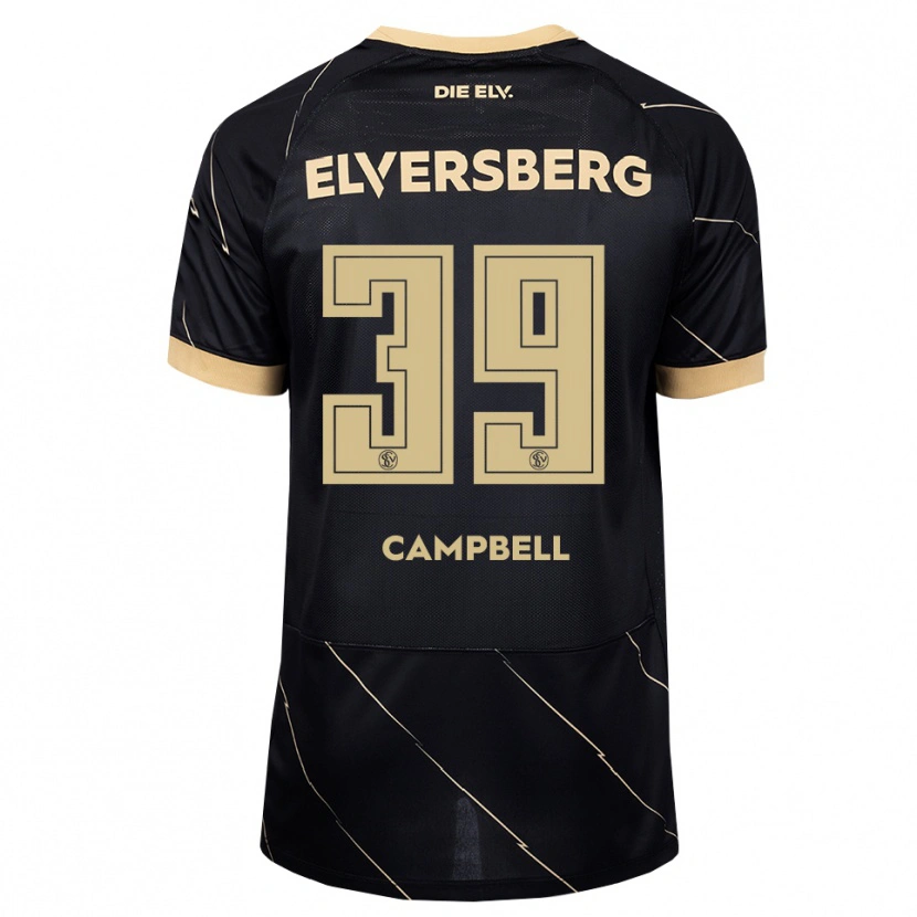 Danxen Mulher Camisola Cole Campbell #39 Preto Marrom Alternativa 2026/27 Camisa Brasil