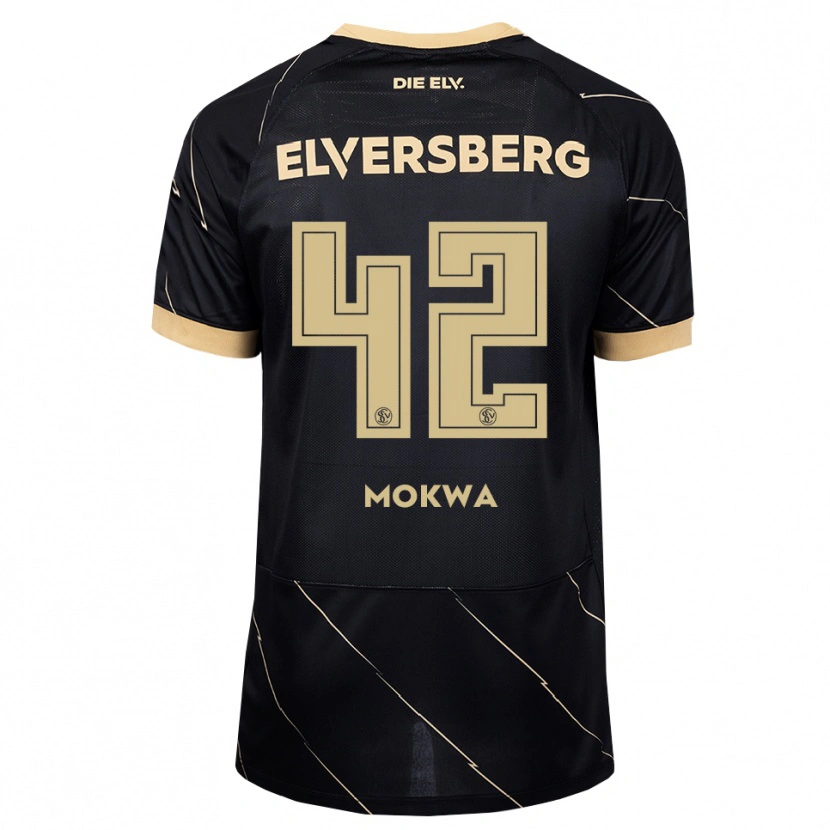 Danxen Mulher Camisola David Mokwa #42 Preto Marrom Alternativa 2026/27 Camisa Brasil