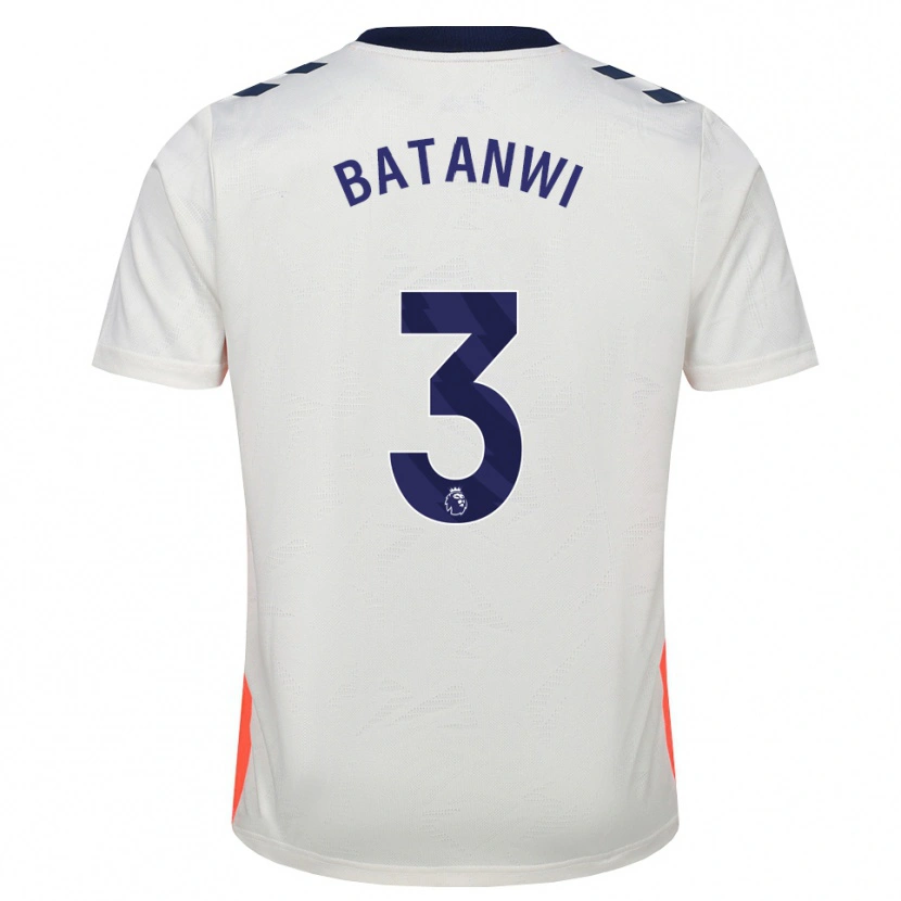 Danxen Mulher Camisola Tristen Batanwi #3 Branco Laranja Azul Real Alternativa 2026/27 Camisa Brasil