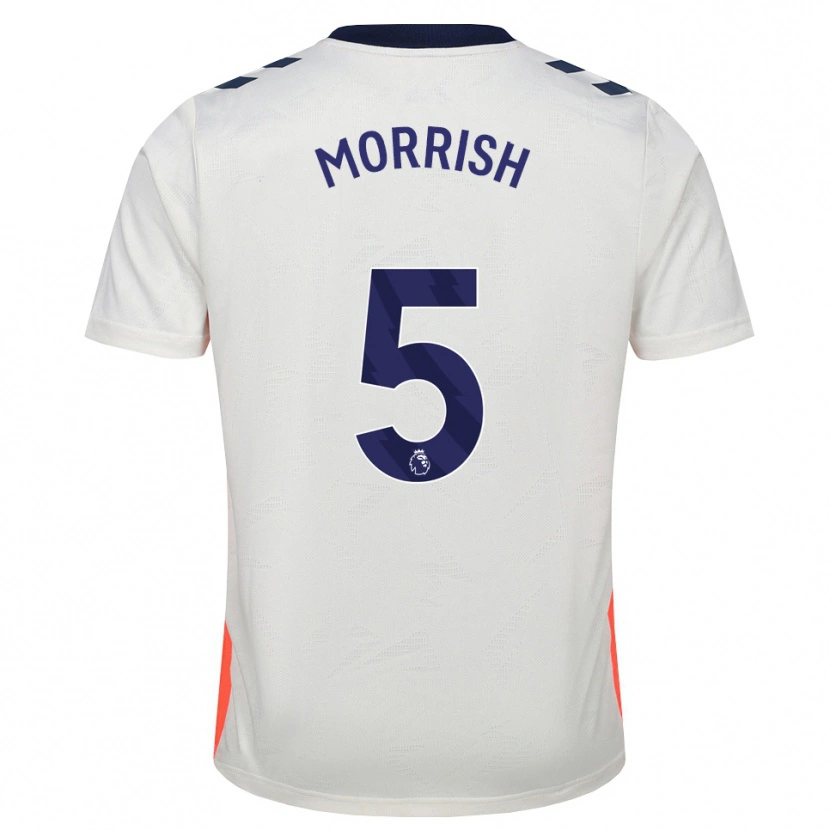 Danxen Mulher Camisola Rhys Morrish #5 Branco Laranja Azul Real Alternativa 2026/27 Camisa Brasil