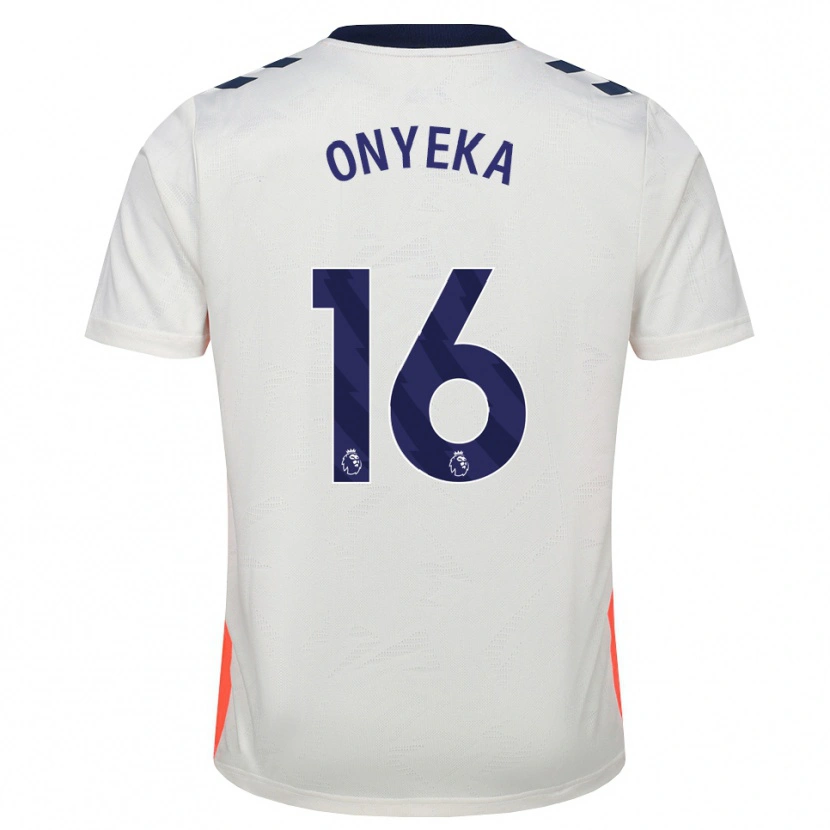Danxen Mulher Camisola Frank Onyeka #16 Branco Laranja Azul Real Alternativa 2026/27 Camisa Brasil