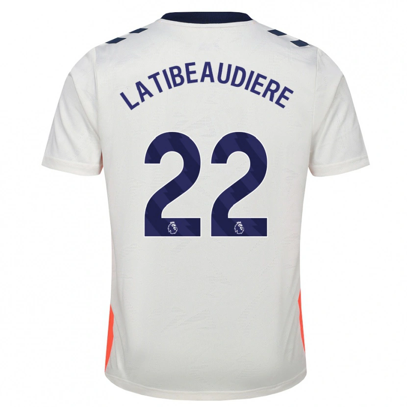 Danxen Mulher Camisola Joel Latibeaudiere #22 Branco Laranja Azul Real Alternativa 2026/27 Camisa Brasil