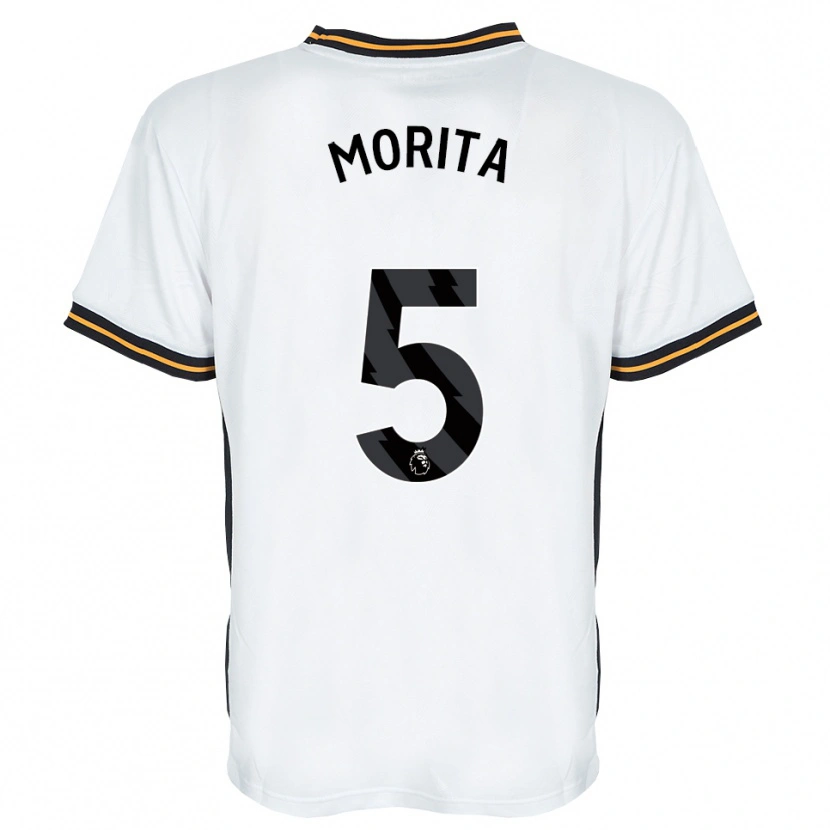 Danxen Mulher Camisola Hidemasa Morita #5 Branco Laranja Preto Alternativa 2026/27 Camisa Brasil