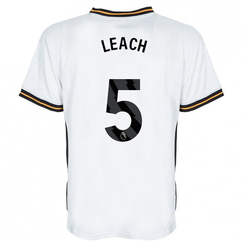 Danxen Mulher Camisola Charlie Leach #5 Branco Laranja Preto Alternativa 2026/27 Camisa Brasil