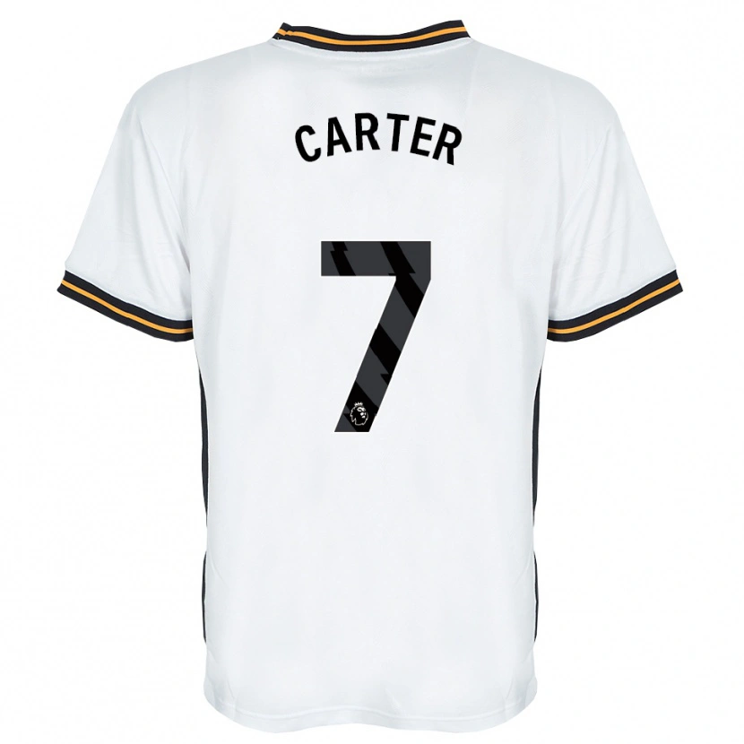 Danxen Mulher Camisola Ramell Carter #7 Branco Laranja Preto Alternativa 2026/27 Camisa Brasil