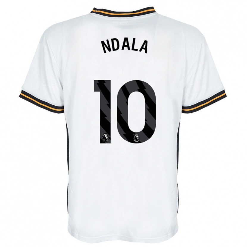 Danxen Mulher Camisola Joel Ndala #10 Branco Laranja Preto Alternativa 2026/27 Camisa Brasil