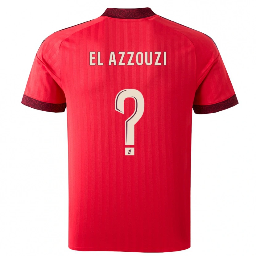 Danxen Mulher Camisola Nourdine El Azzouzi #0 Borgonha Vermelho Branco Alternativa 2026/27 Camisa Brasil