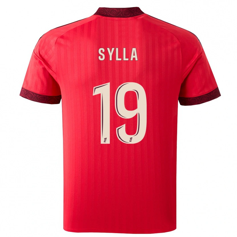 Danxen Mulher Camisola Kysha Sylla #19 Borgonha Vermelho Branco Alternativa 2026/27 Camisa Brasil