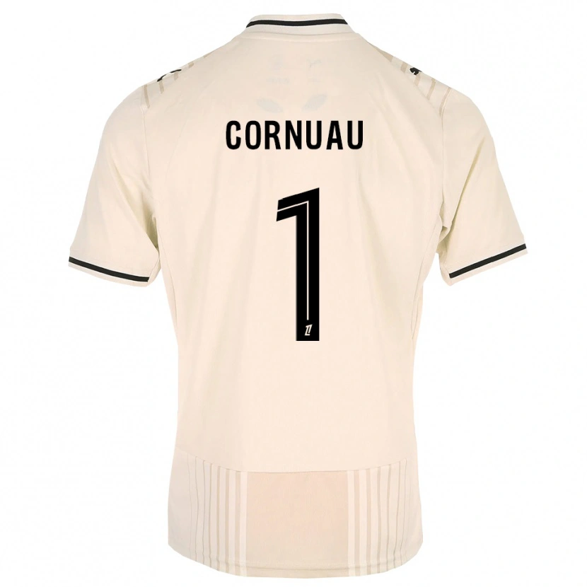 Danxen Mulher Camisola Nino Cornuau #1 Renda Preta Branco Antigo Alternativa 2026/27 Camisa Brasil