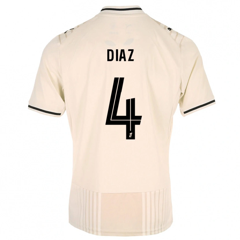 Danxen Mulher Camisola Junior Diaz #4 Renda Preta Branco Antigo Alternativa 2026/27 Camisa Brasil