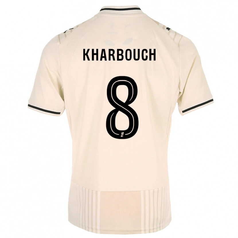 Danxen Mulher Camisola Yanis Kharbouch #8 Renda Preta Branco Antigo Alternativa 2026/27 Camisa Brasil
