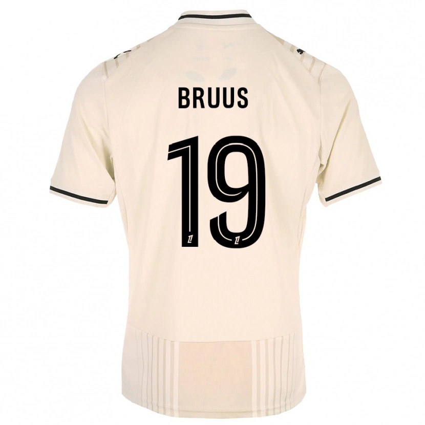 Danxen Mulher Camisola Andreas Bruus #19 Renda Preta Branco Antigo Alternativa 2026/27 Camisa Brasil
