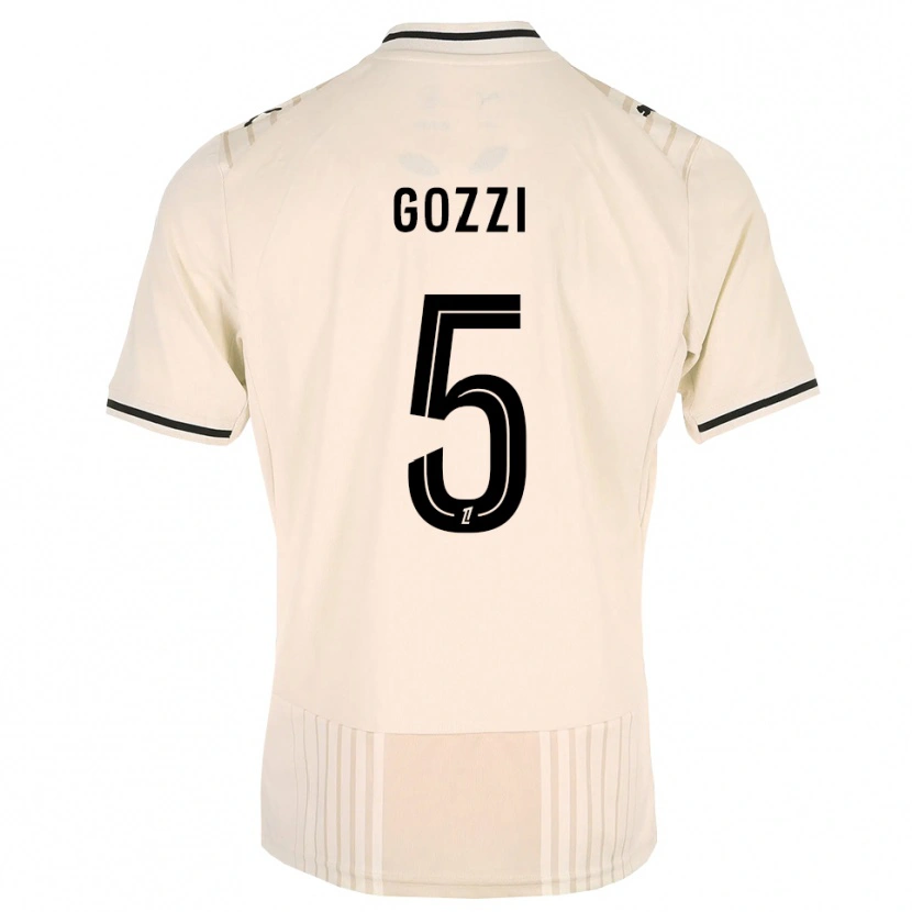Danxen Mulher Camisola Paolo Gozzi #5 Renda Preta Branco Antigo Alternativa 2026/27 Camisa Brasil