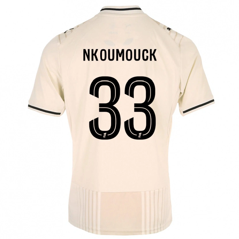 Danxen Mulher Camisola Marc-Anthony Nkoumouck #33 Renda Preta Branco Antigo Alternativa 2026/27 Camisa Brasil