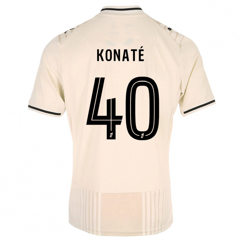 Danxen Mulher Camisola Hillel Konaté #40 Renda Preta Branco Antigo Alternativa 2026/27 Camisa Brasil