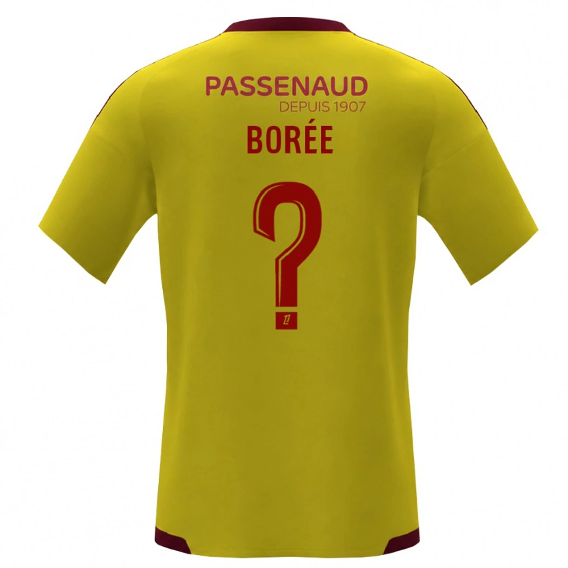 Danxen Mulher Camisola Nino Borée #0 Amarelo Vermelho Verde Alternativa 2026/27 Camisa Brasil