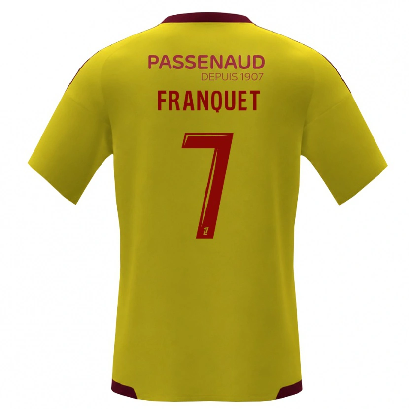 Danxen Mulher Camisola Tayson Franquet #7 Amarelo Vermelho Verde Alternativa 2026/27 Camisa Brasil