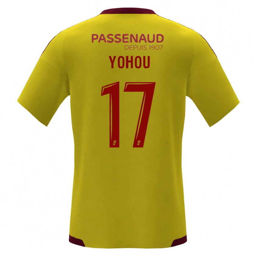 Danxen Mulher Camisola Samuel Yohou #17 Amarelo Vermelho Verde Alternativa 2026/27 Camisa Brasil
