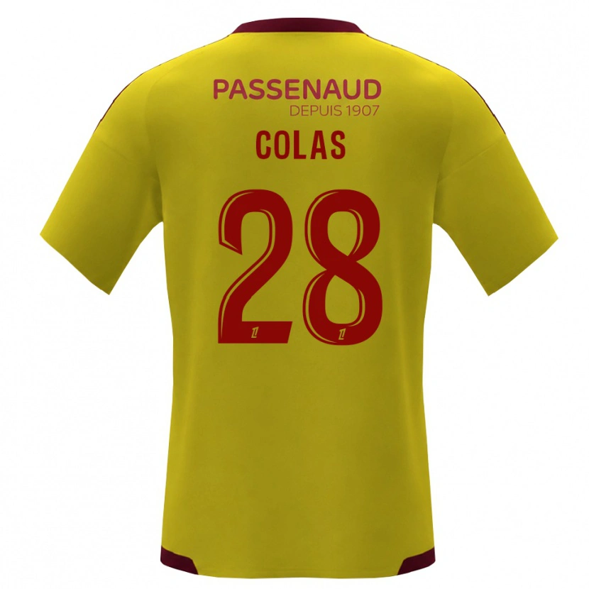 Danxen Mulher Camisola Erwan Colas #28 Amarelo Vermelho Verde Alternativa 2026/27 Camisa Brasil