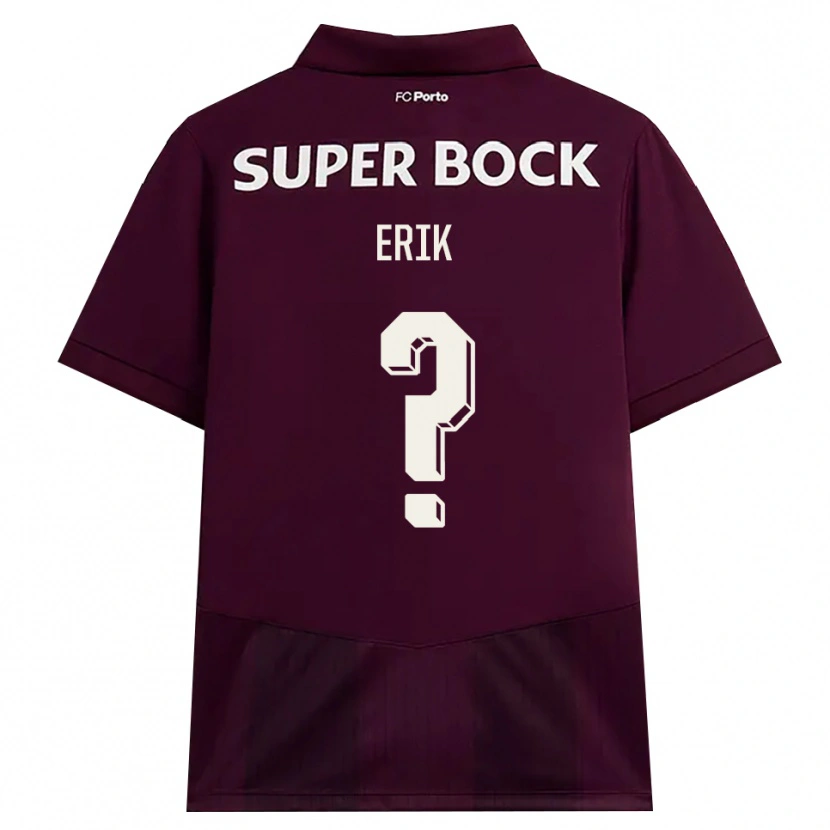 Danxen Mulher Camisola Erik #0 Borgonha Branco Alternativa 2026/27 Camisa Brasil