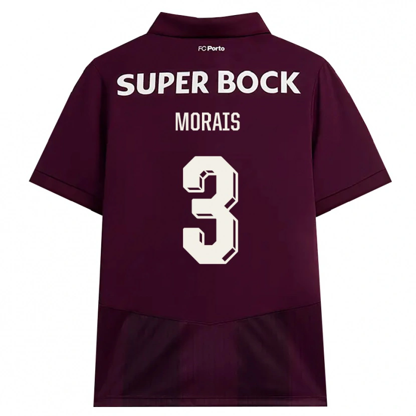 Danxen Mulher Camisola Rodrigo Morais #3 Borgonha Branco Alternativa 2026/27 Camisa Brasil