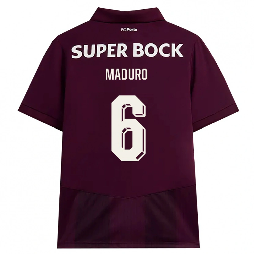 Danxen Mulher Camisola Henrique Maduro #6 Borgonha Branco Alternativa 2026/27 Camisa Brasil
