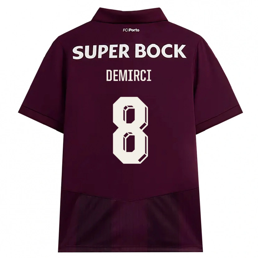 Danxen Mulher Camisola Rayan Demirci #8 Borgonha Branco Alternativa 2026/27 Camisa Brasil