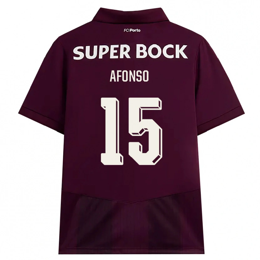 Danxen Mulher Camisola Zé Afonso #15 Borgonha Branco Alternativa 2026/27 Camisa Brasil
