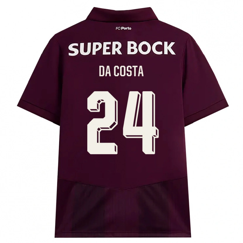 Danxen Mulher Camisola Seif Da Costa #24 Borgonha Branco Alternativa 2026/27 Camisa Brasil